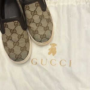 Kids Gucci canvas sneaker